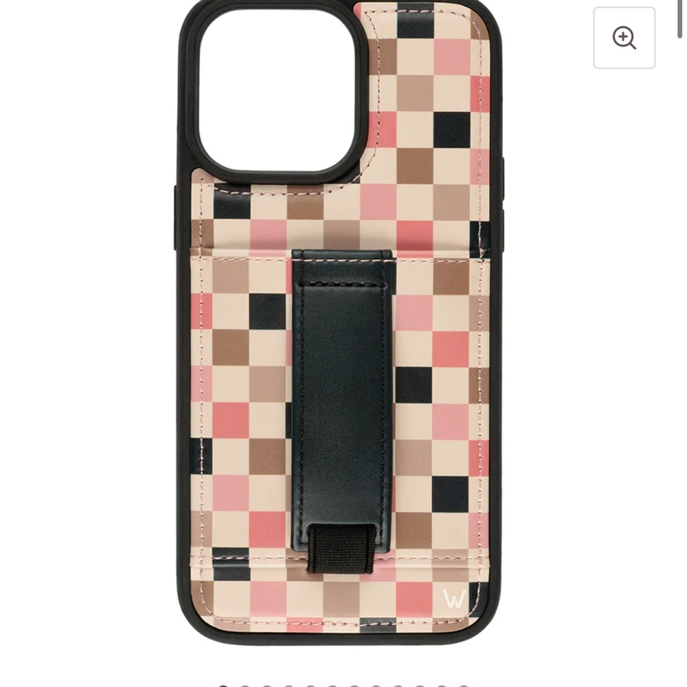 Walli iPhone 15 pro max Checkered case